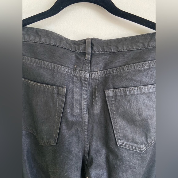 Rick Owens Banana Cut Waxed Denim - Picture 6 of 12
